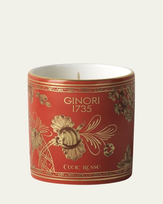 Oriente Italiano Rubrum Cuoio Rosso Candle, 250g